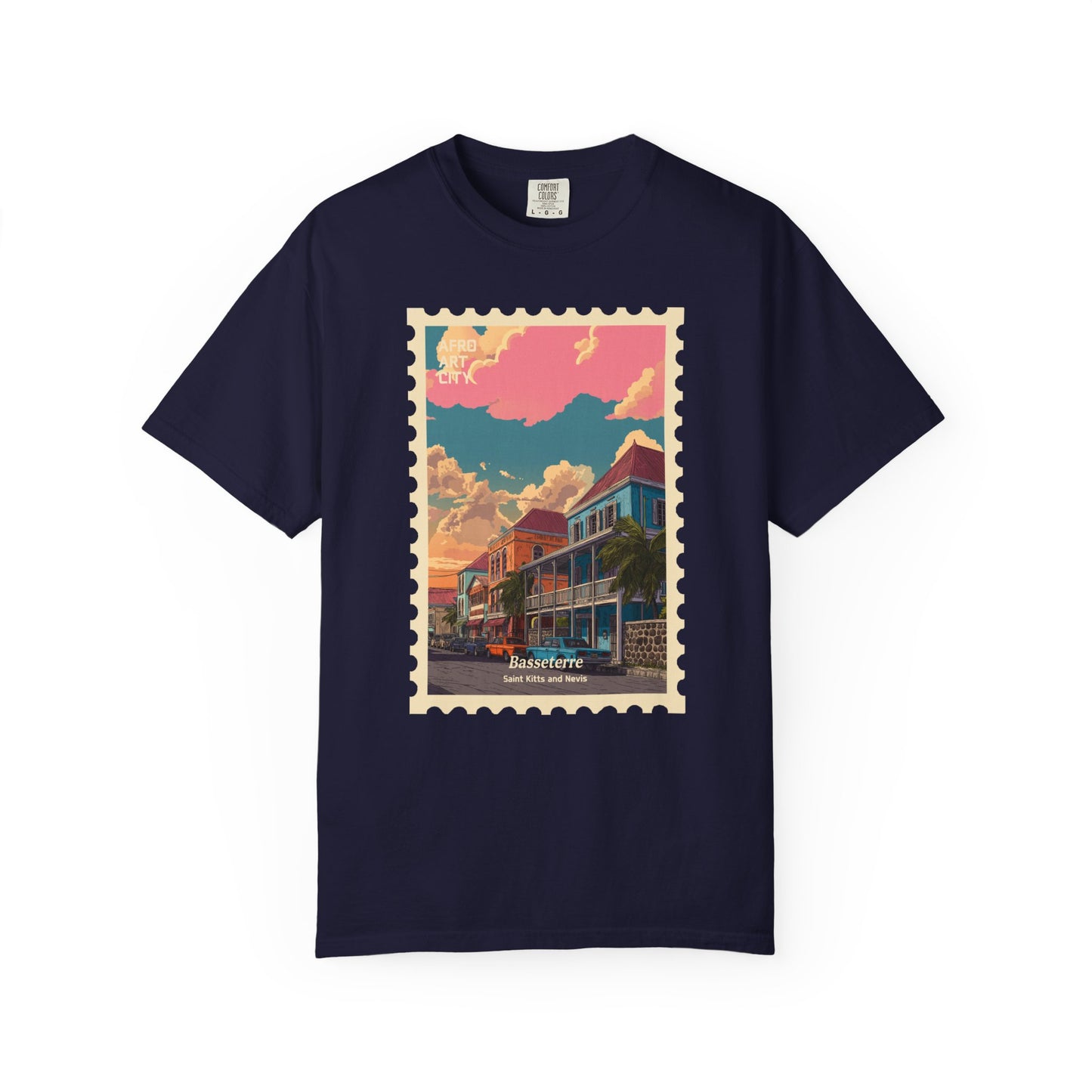 Saint Kitts and Nevis - Basseterre | Postcards Travel T-Shirt