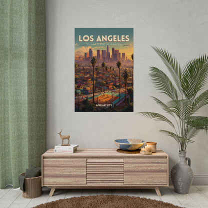 🇺🇸 United States of America - Los Angeles, CA ｜ Poster