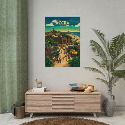 🇬🇭 Ghana - Accra ｜ Poster