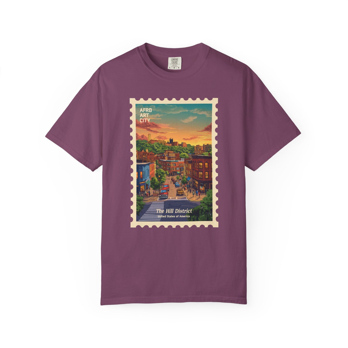 United States - Philadelphia, Pittsburgh, The Hill District | Postcards Travel T-Shirt