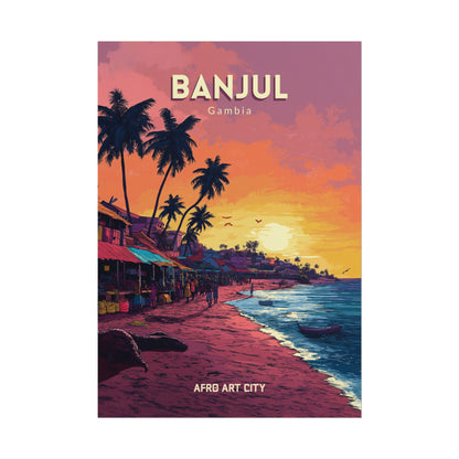 🇬🇲 Gambia - Banjul ｜ Poster