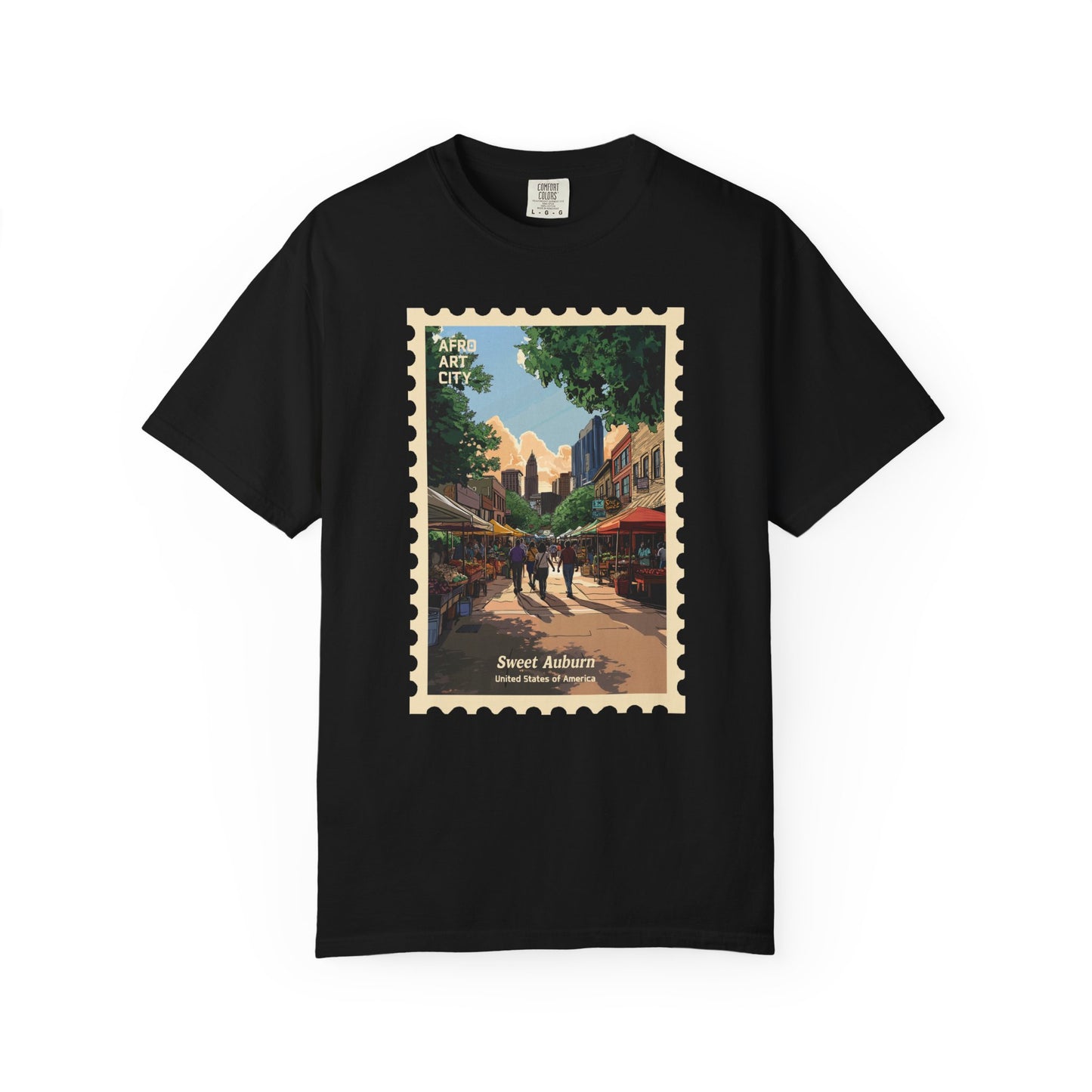 United States - Georgia, Sweet Auburn | Postcards Travel T-Shirt