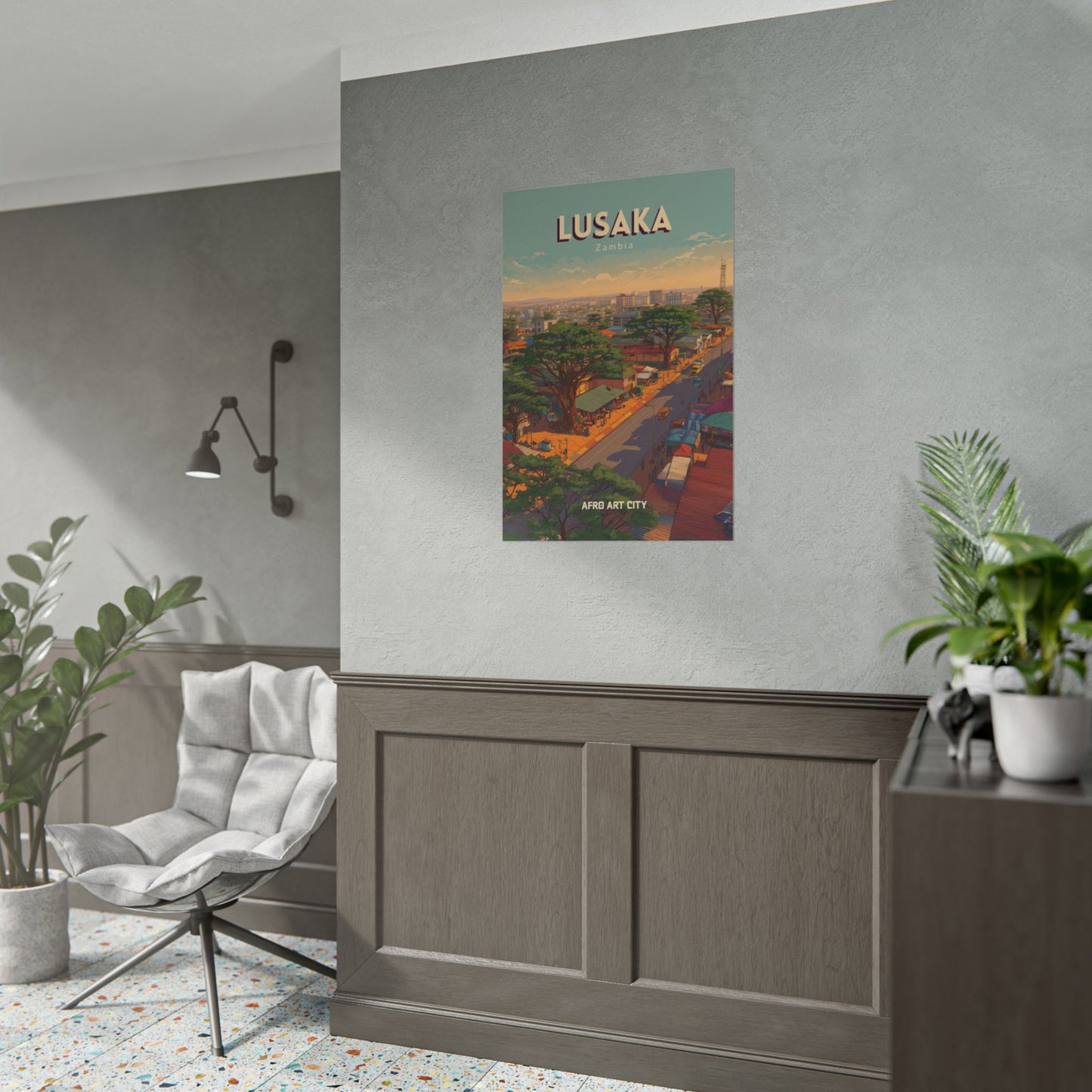 Zambia - Lusaka ｜ Poster
