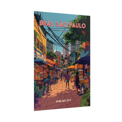 🇧🇷 Brazil - Brás (São Paulo) ｜ Poster