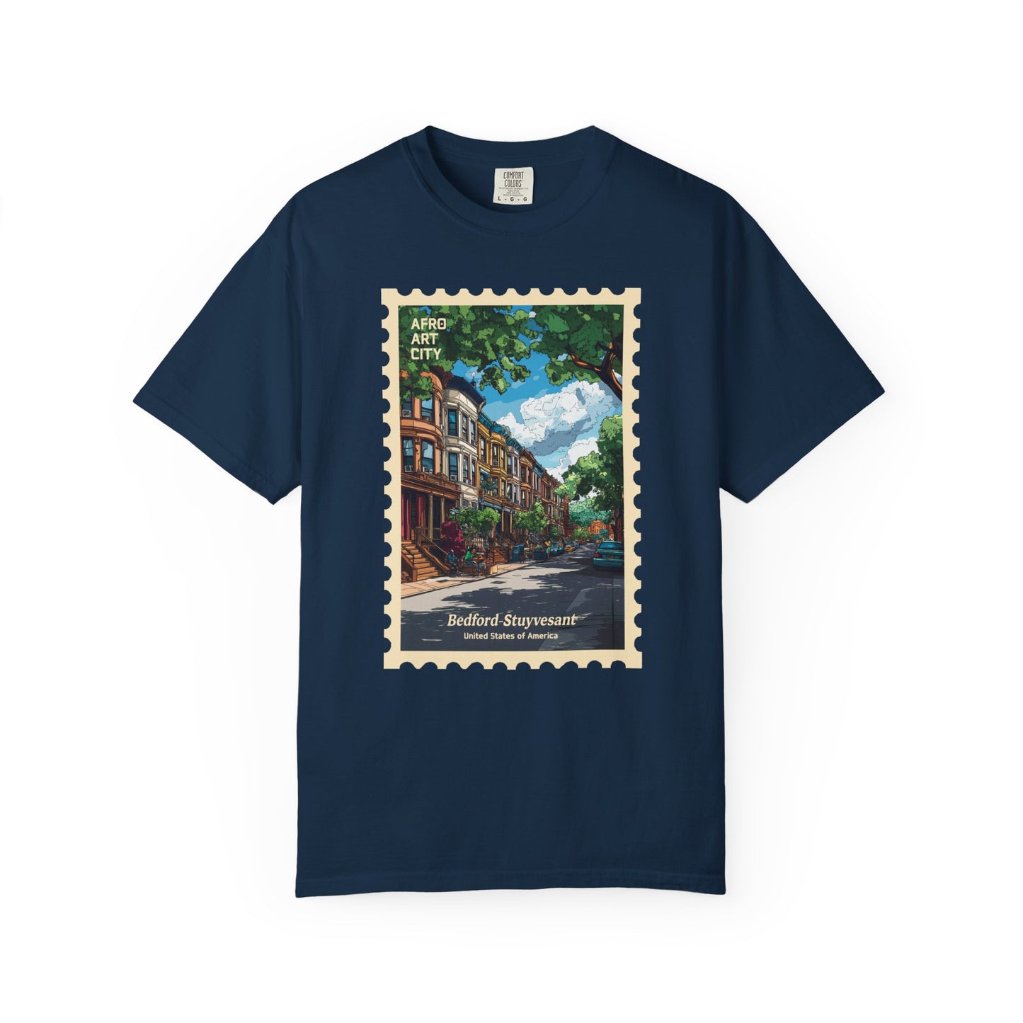 United States - New York - Bedford-Stuyvesant | Postcards Travel T-Shirt
