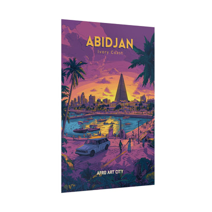 🇨🇮 Cote d'Ivoire - Abidjan - Ivory Coast｜ Poster