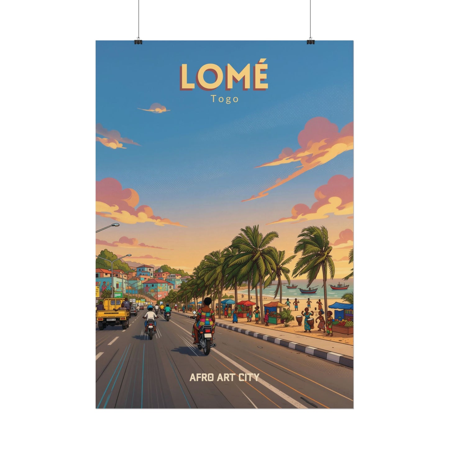 Togo - Lomé ｜ Poster