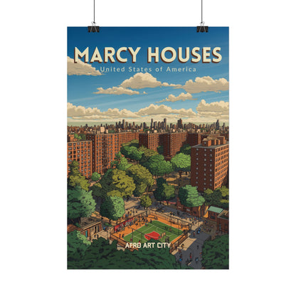 🇺🇸 United States - Marcy Houses, NY ｜ Poster