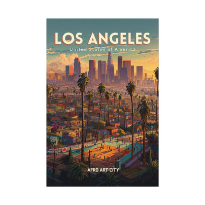 🇺🇸 United States of America - Los Angeles, CA ｜ Poster