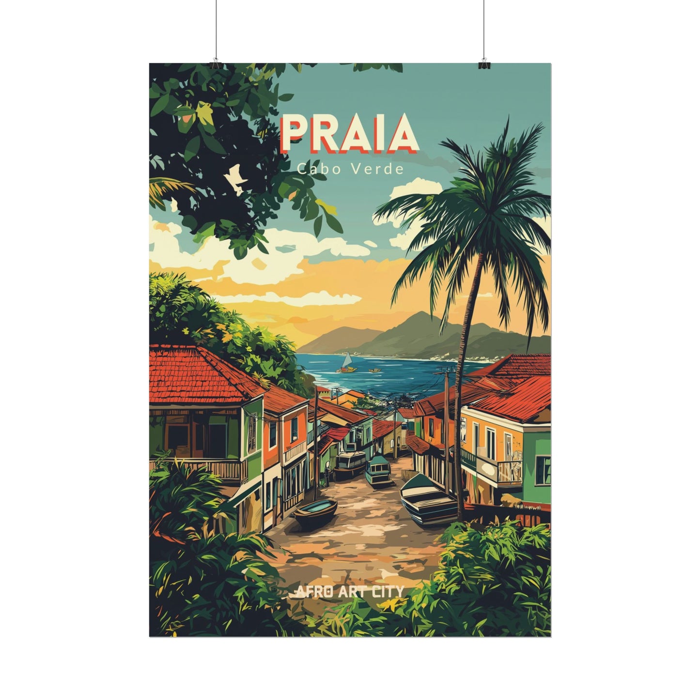 🇨🇻 Cabo Verde - Praia ｜ Poster