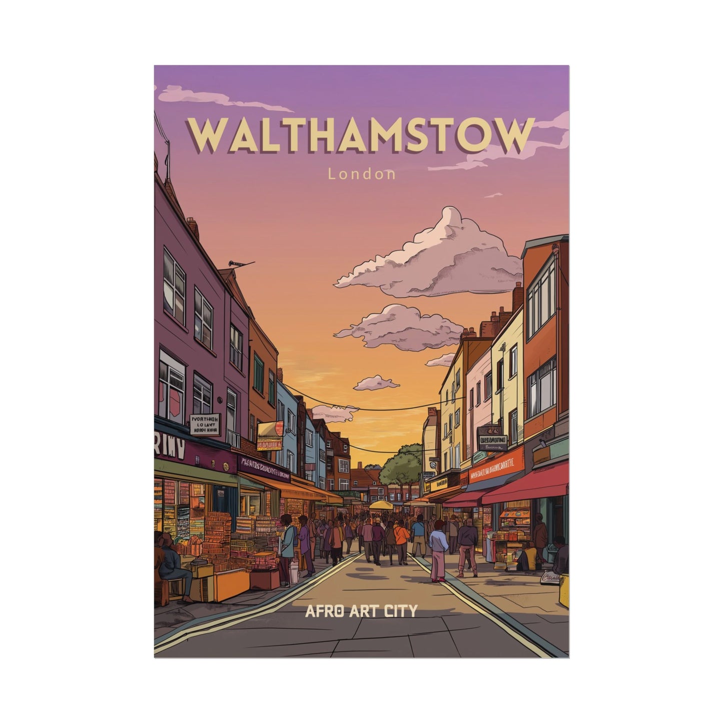 🇬🇧 United Kingdom - Walthamstow ｜ Poster