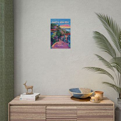 🇪🇨 Ecuador - Santa Ana Hill ｜ Poster