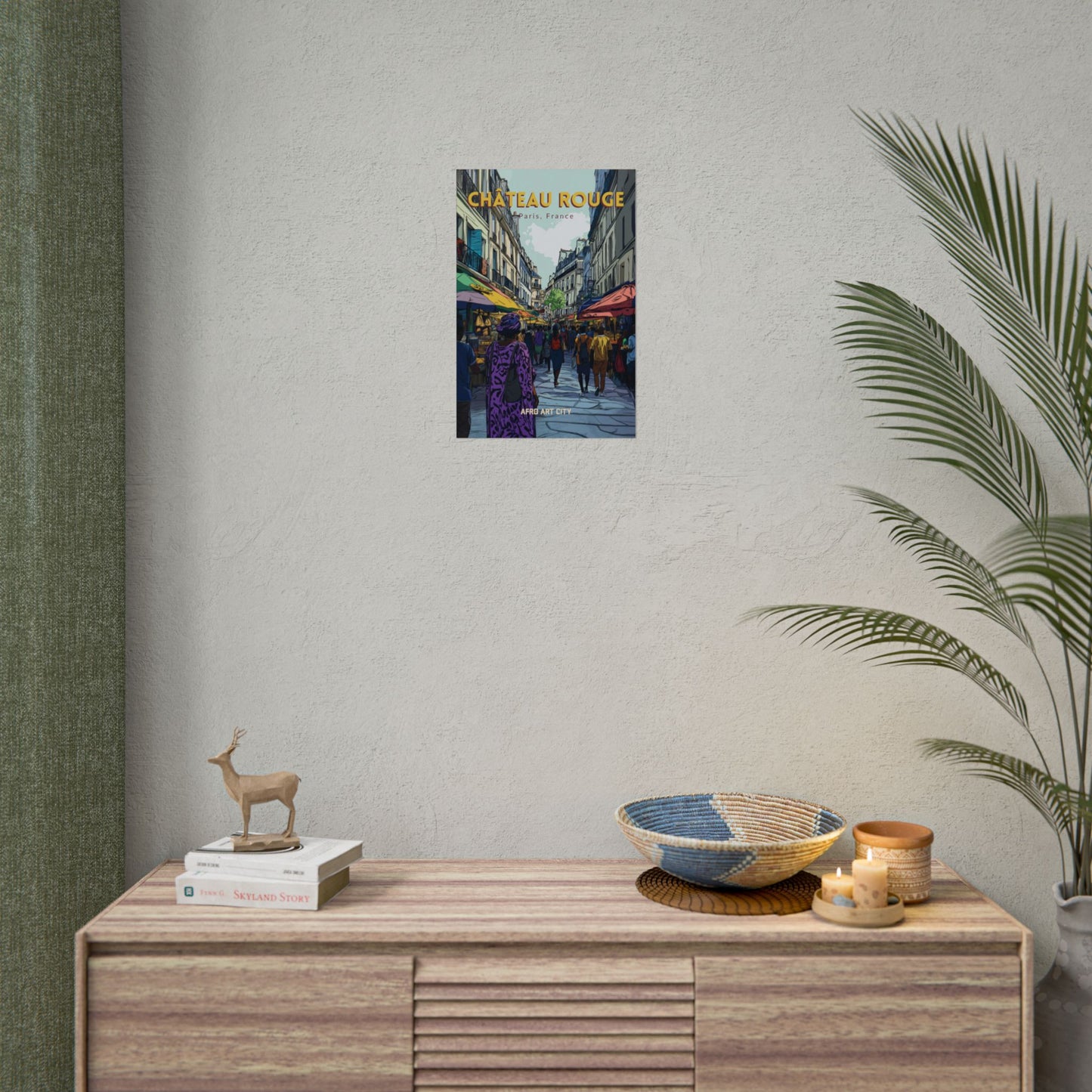 🇫🇷 France - Château Rouge, Paris ｜ Poster