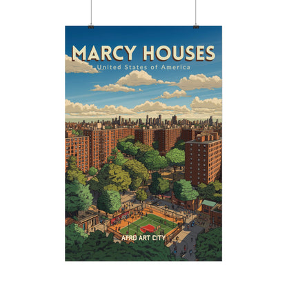 🇺🇸 United States - Marcy Houses, NY ｜ Poster