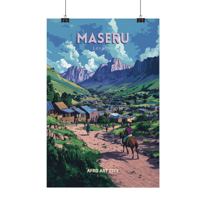 🇱🇸 Lesotho - Maseru ｜ Poster