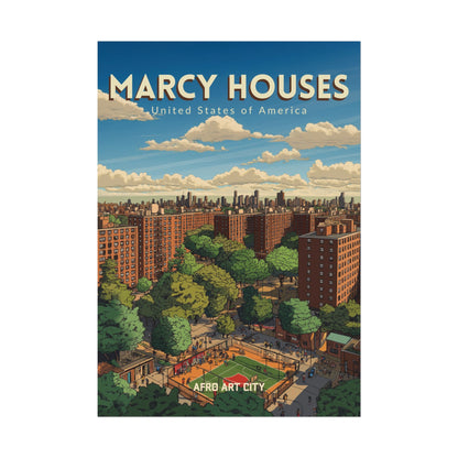 🇺🇸 United States - Marcy Houses, NY ｜ Poster