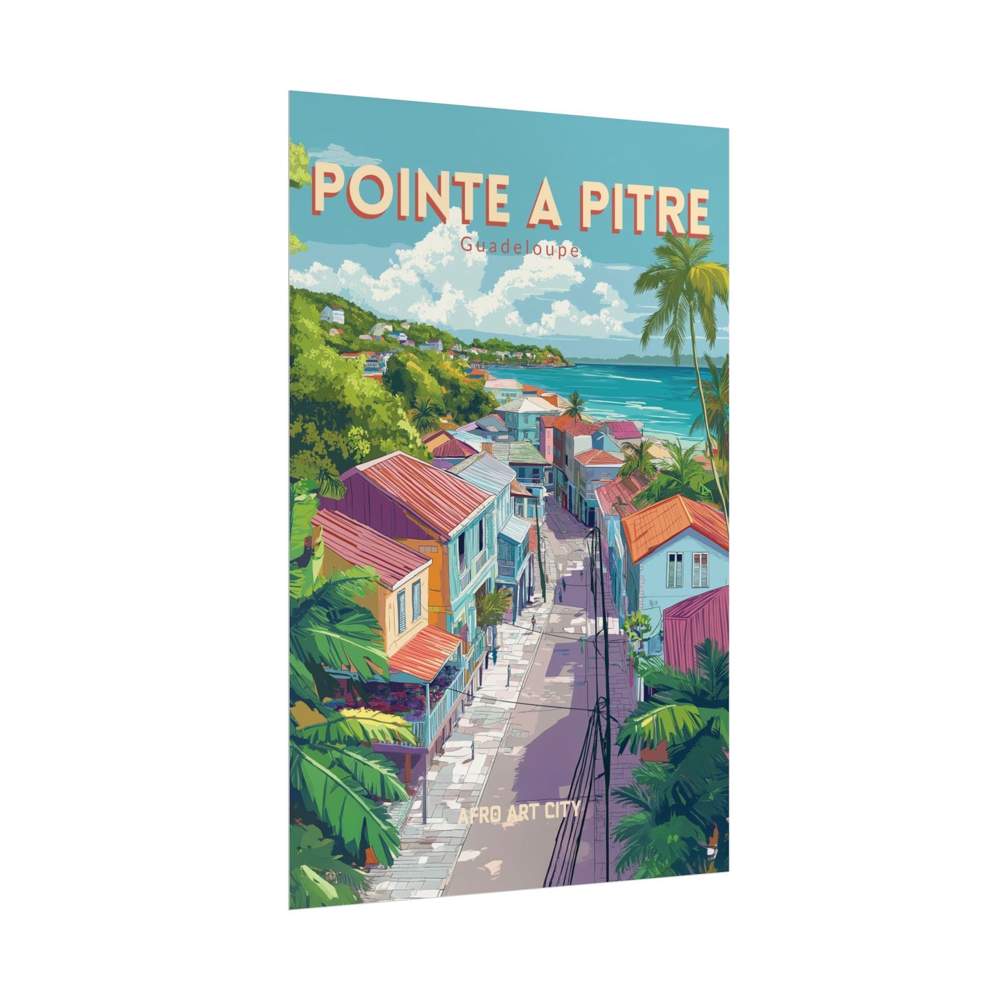 🇬🇵 Guadeloupe - Pointe-à-Pitre ｜ Poster