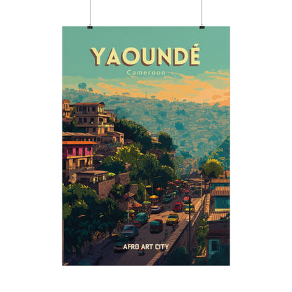 🇨🇲 Cameroon - Yaoundé ｜ Poster