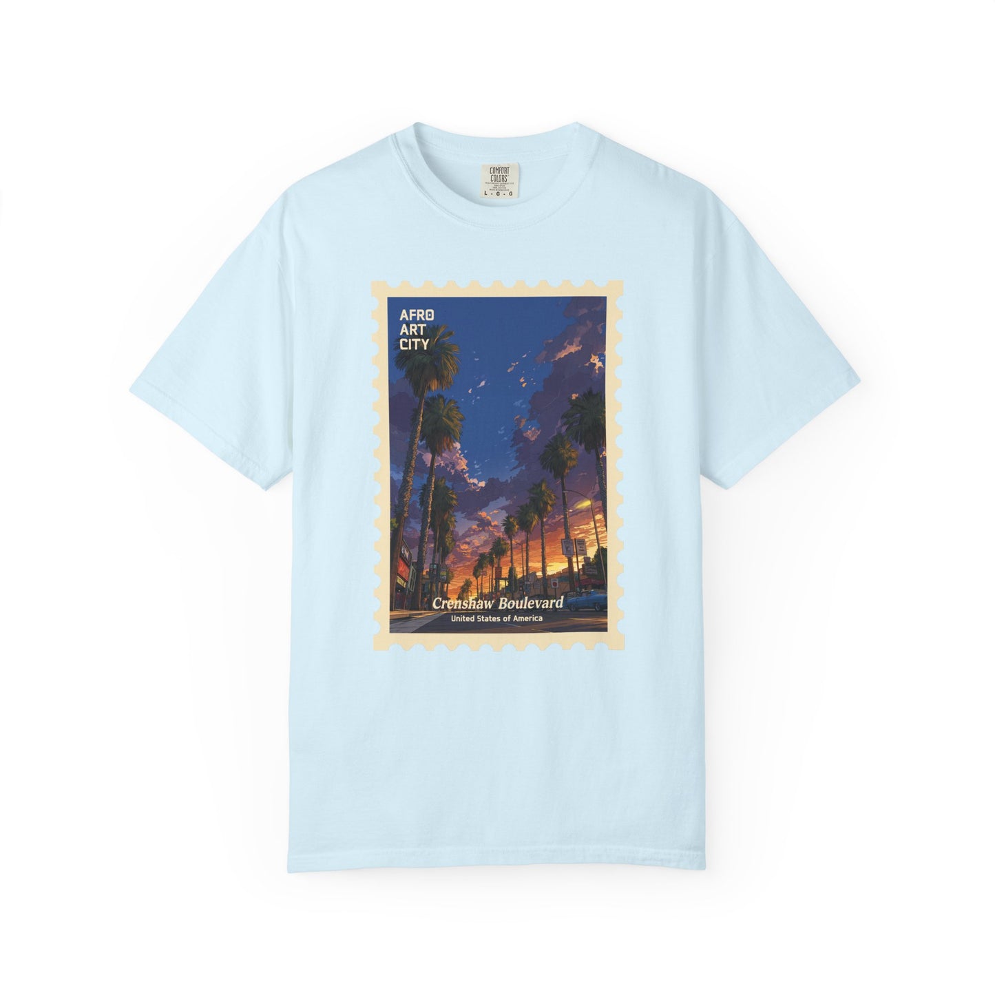 United States - California, Crenshaw Boulevard | Postcards Travel T-Shirt