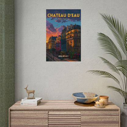 🇫🇷 Château d'Eau, Paris - France ｜ Poster