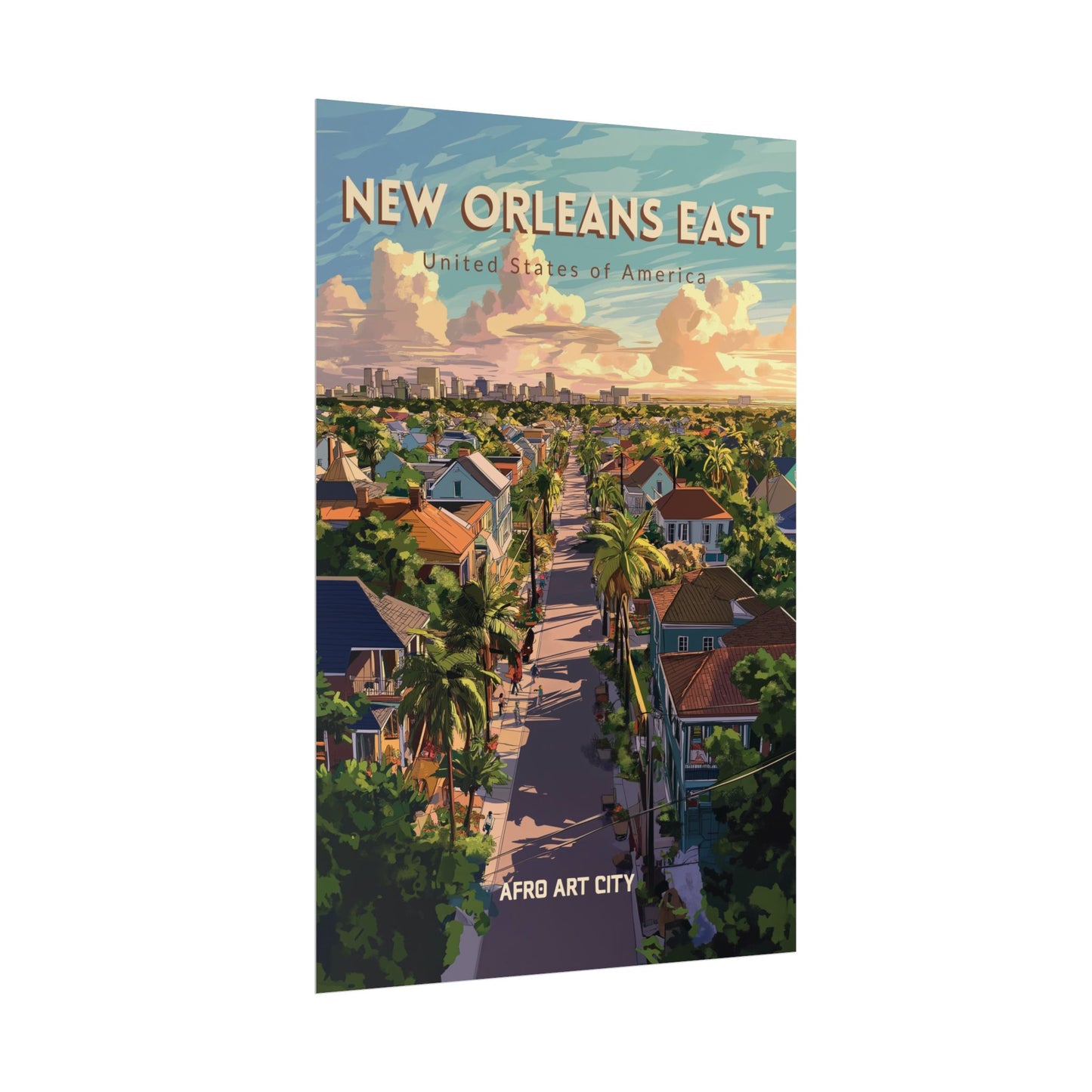 🇺🇸 United States - New Orleans East, LA ｜ Poster