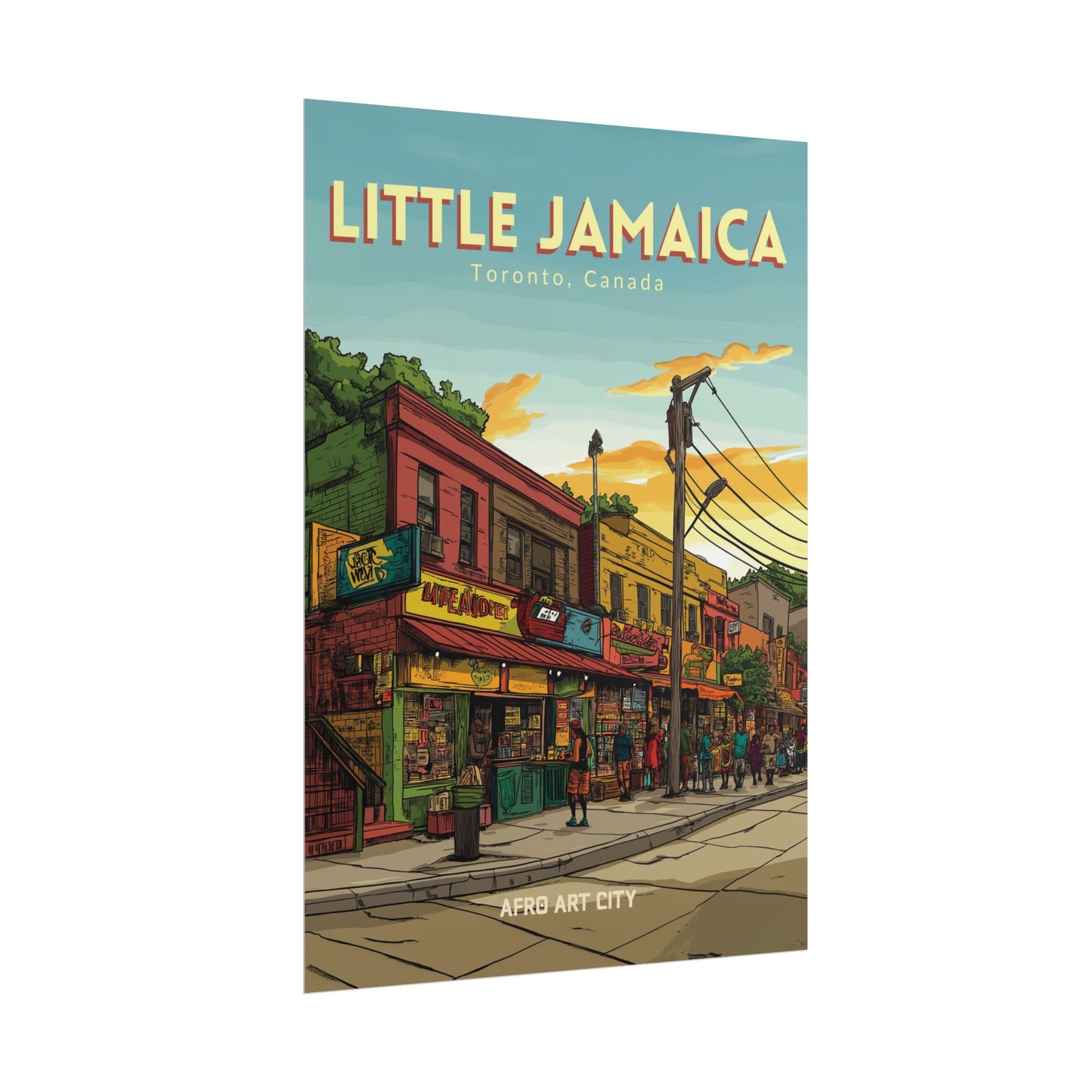 Canada - Ontario, Toronto, Little Jamaica, Eglinton West｜Poster