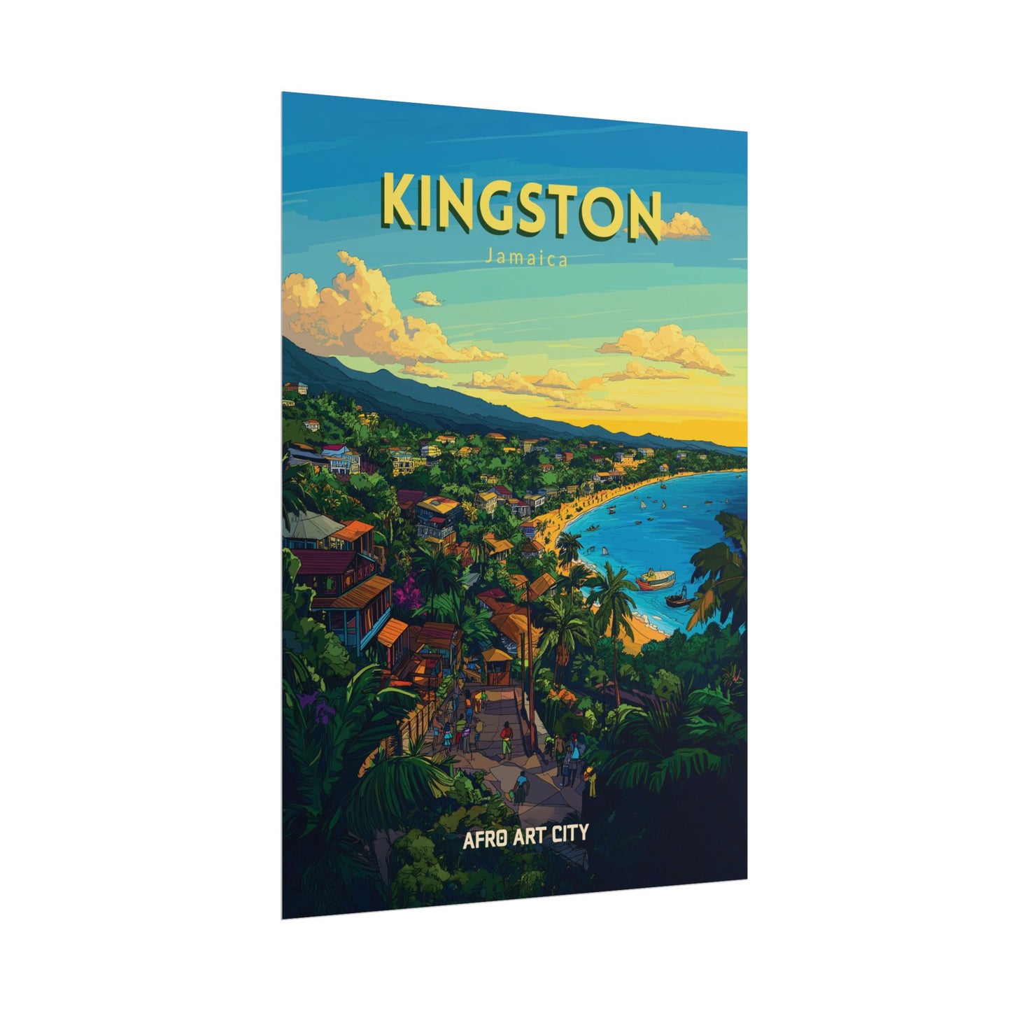 🇯🇲 Jamaica - Kingston ｜ Poster