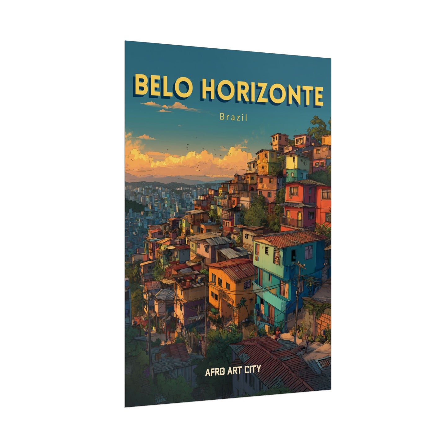 🇧🇷 BRAZIL - Belo Horizonte｜ Poster