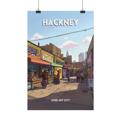 🇬🇧 United Kingdom - Hackney ｜ Poster