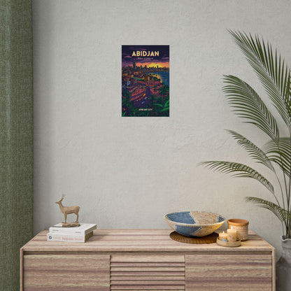 🇨🇮 Cote d'Ivoire - Abidjan ｜ Poster