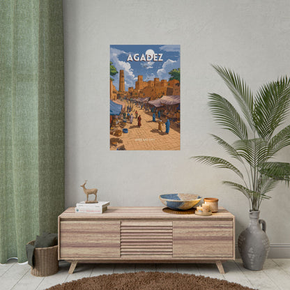 Niger - Agadez ｜ Poster
