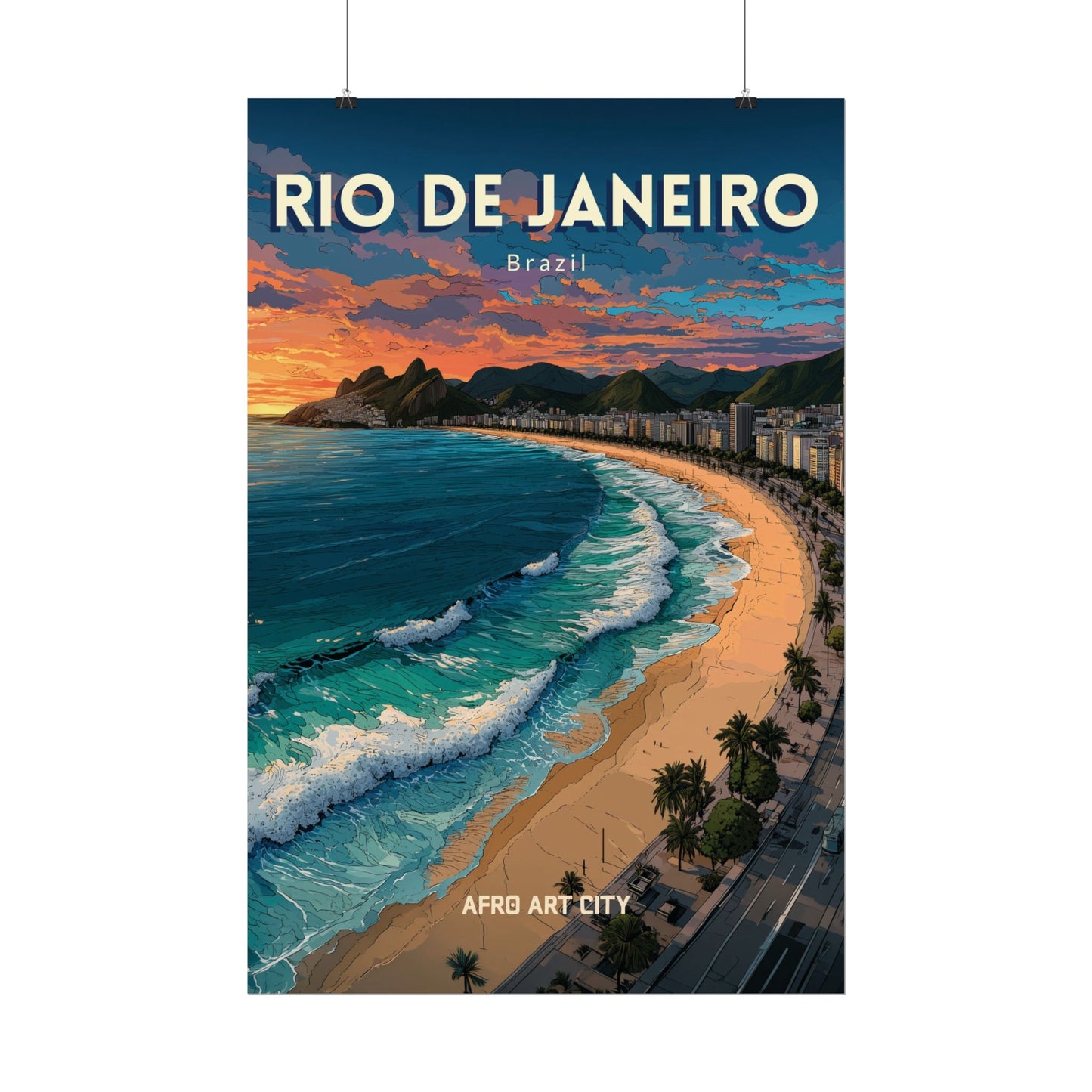 🇧🇷 BRAZIL - Rio de Janeiro ｜ Poster