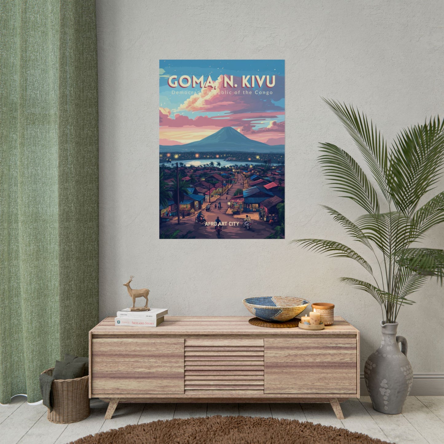 🇨🇩 Congo - Goma, North Kivu ｜ Poster