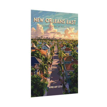 🇺🇸 United States - New Orleans East, LA ｜ Poster