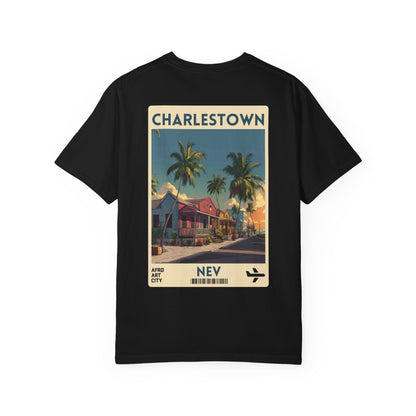 Saint Kitts and Nevis - Charlestown | Heritage Travel T-Shirt