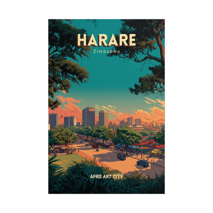Zimbabwe - Harare ｜ Poster