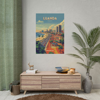 🇦🇴 Angola - Luanda ｜ Poster