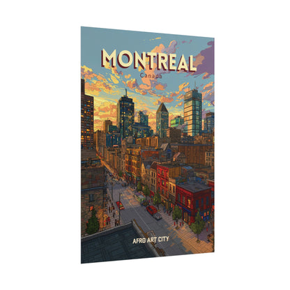 Canada - Quebec, Montreal｜Poster