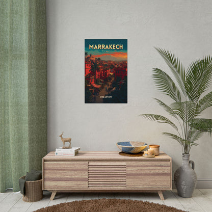 🇲🇦 Morocco - Marrakech ｜ Poster