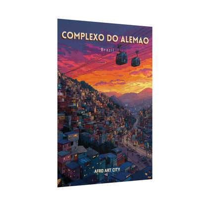 Brazil - Rio de Janeiro, Complexo do Alemao ｜ Poster