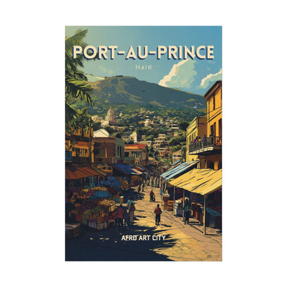 🇭🇹 Haiti - Port-au-Prince ｜ Poster
