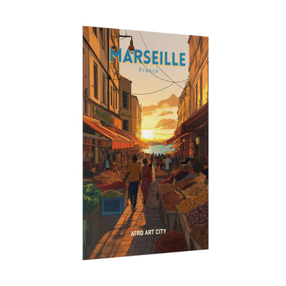 🇫🇷 France - Marseille ｜ Poster