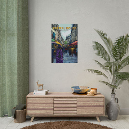🇫🇷 France - Château Rouge, Paris ｜ Poster