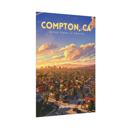 🇺🇸 United States - Compton, CA ｜ Poster