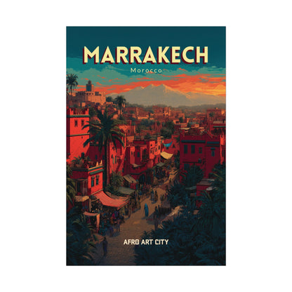 🇲🇦 Morocco - Marrakech ｜ Poster