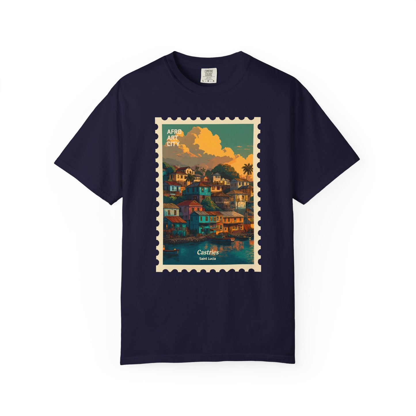 Saint Lucia - Castries | Postcards Travel T-Shirt