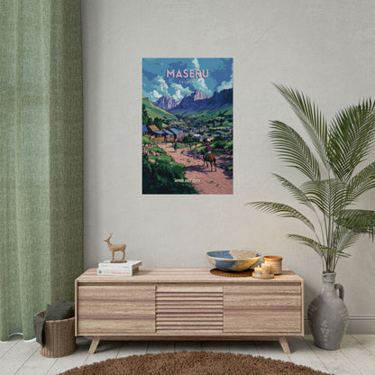 🇱🇸 Lesotho - Maseru ｜ Poster
