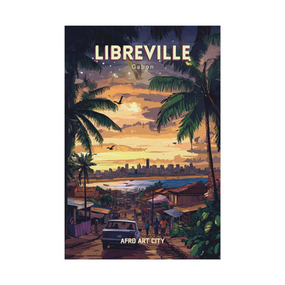 🇬🇦 Gabon - Libreville ｜ Poster