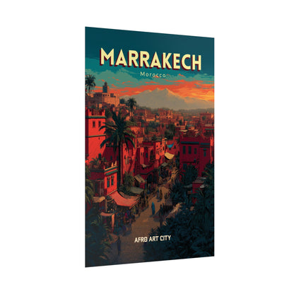 🇲🇦 Morocco - Marrakech ｜ Poster