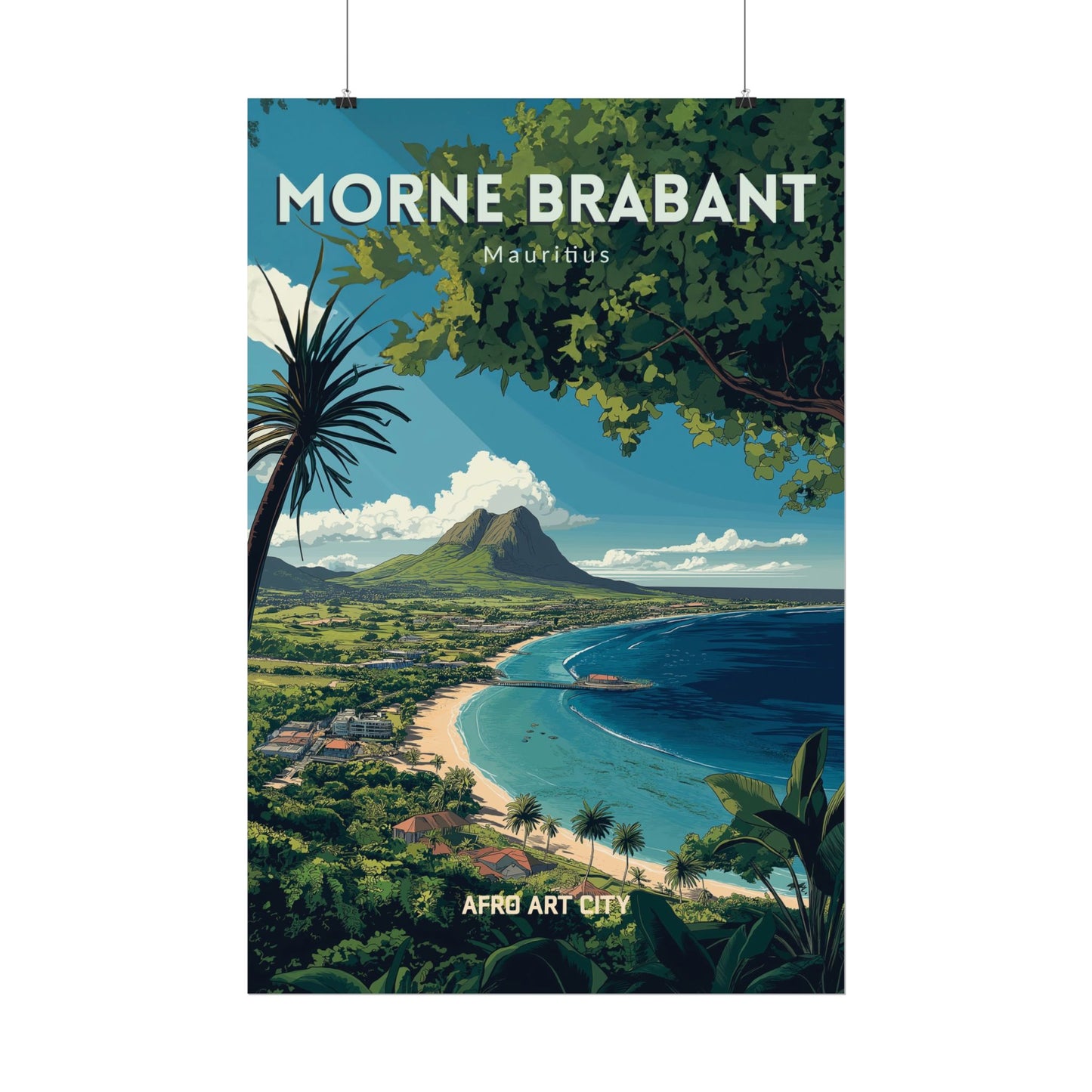 🇲🇺 Mauritius - Morne Brabant ｜ Poster